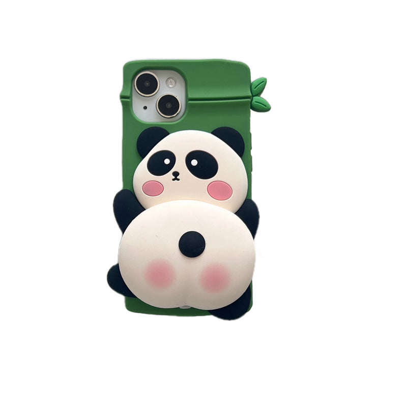 Funda Panda Cartoon para iPhone 11 Pro Max — Diseño Kawaii