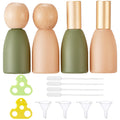 Frascos Roll-On de Vidrio 10ml para Aceites Esenciales — Pack x4