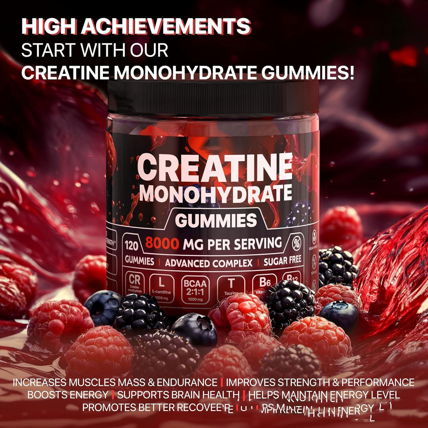 Gummies Muscle Boost — Suplemento para Rendimiento y Recuperación