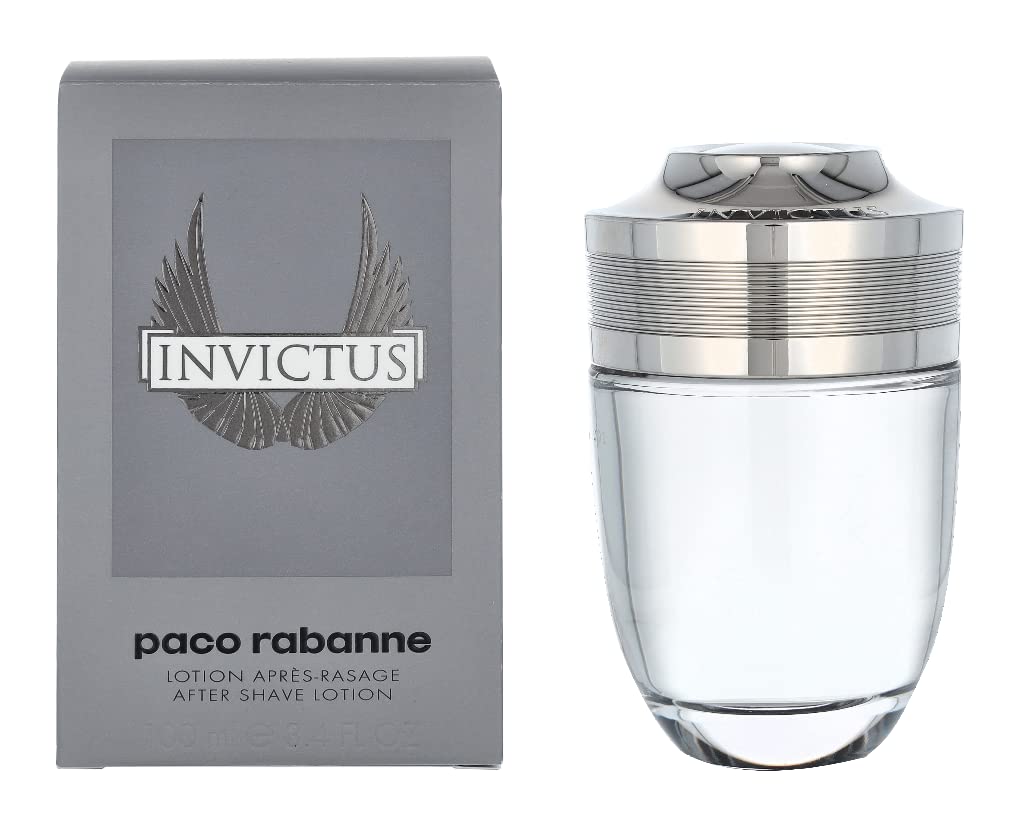 Paco Rabanne Invictus — Loción After Shave para Hombre 3.4 oz