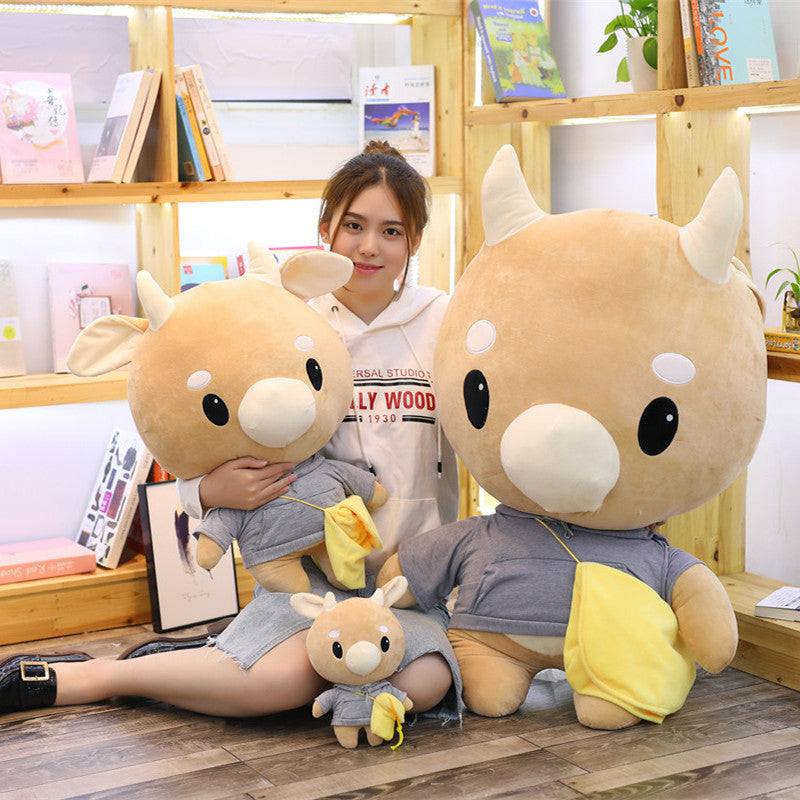 Peluche Vaca Jin Secretary — Muñeco de Tela Coleccionable