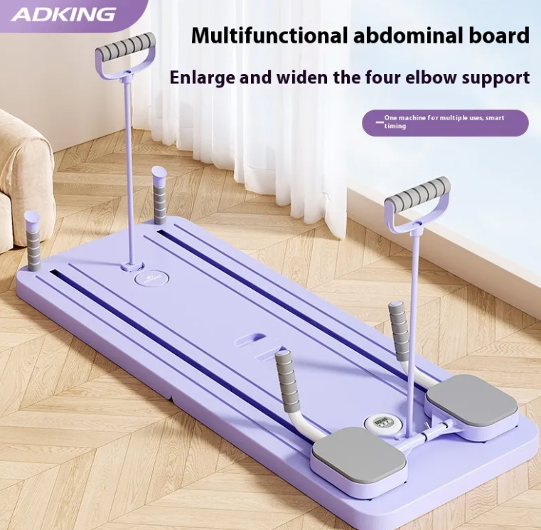 Rueda Abdominal con Tabla de Fitness — Entrenamiento Core en Casa