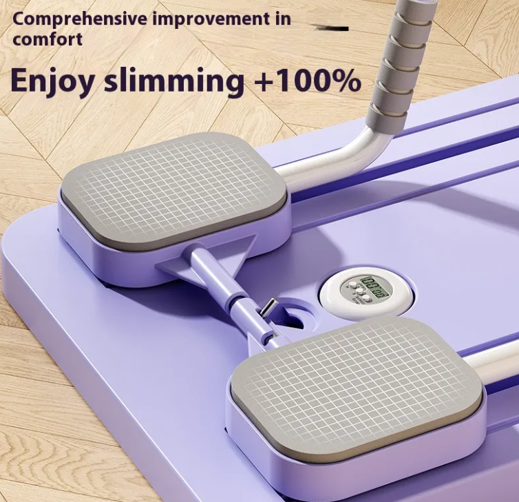 Rueda Abdominal con Tabla de Fitness — Entrenamiento Core en Casa