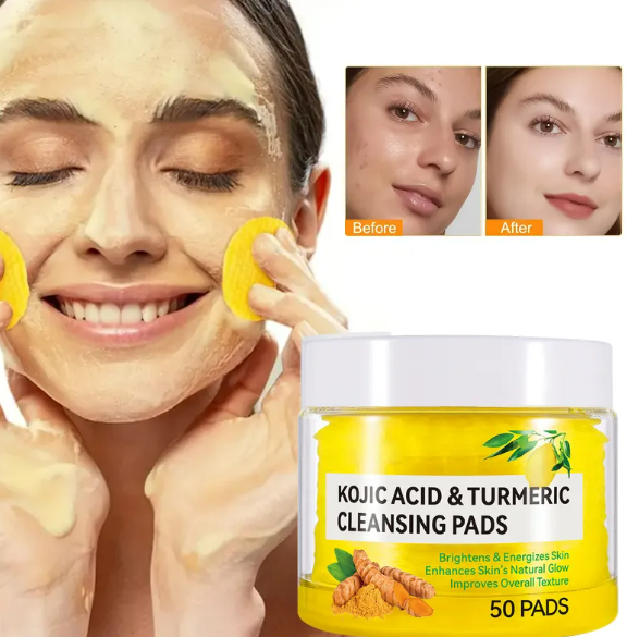 Paño de Cúrcuma y Ácido Kójico — Limpieza Facial Iluminadora