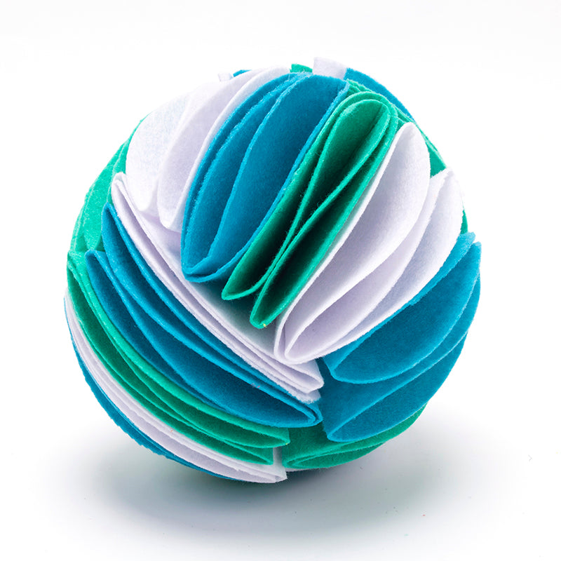 Pelota Snuffle Plegable para Perros — Juego de Estimulación Mental