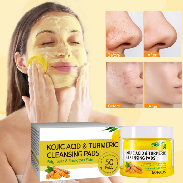 Paño de Cúrcuma y Ácido Kójico — Limpieza Facial Iluminadora