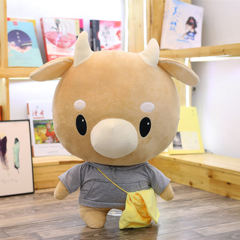 Peluche Vaca Jin Secretary — Muñeco de Tela Coleccionable