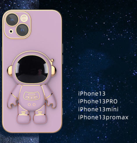 Funda Astronauta 3D para Teléfono — Diseño Espacial Universal