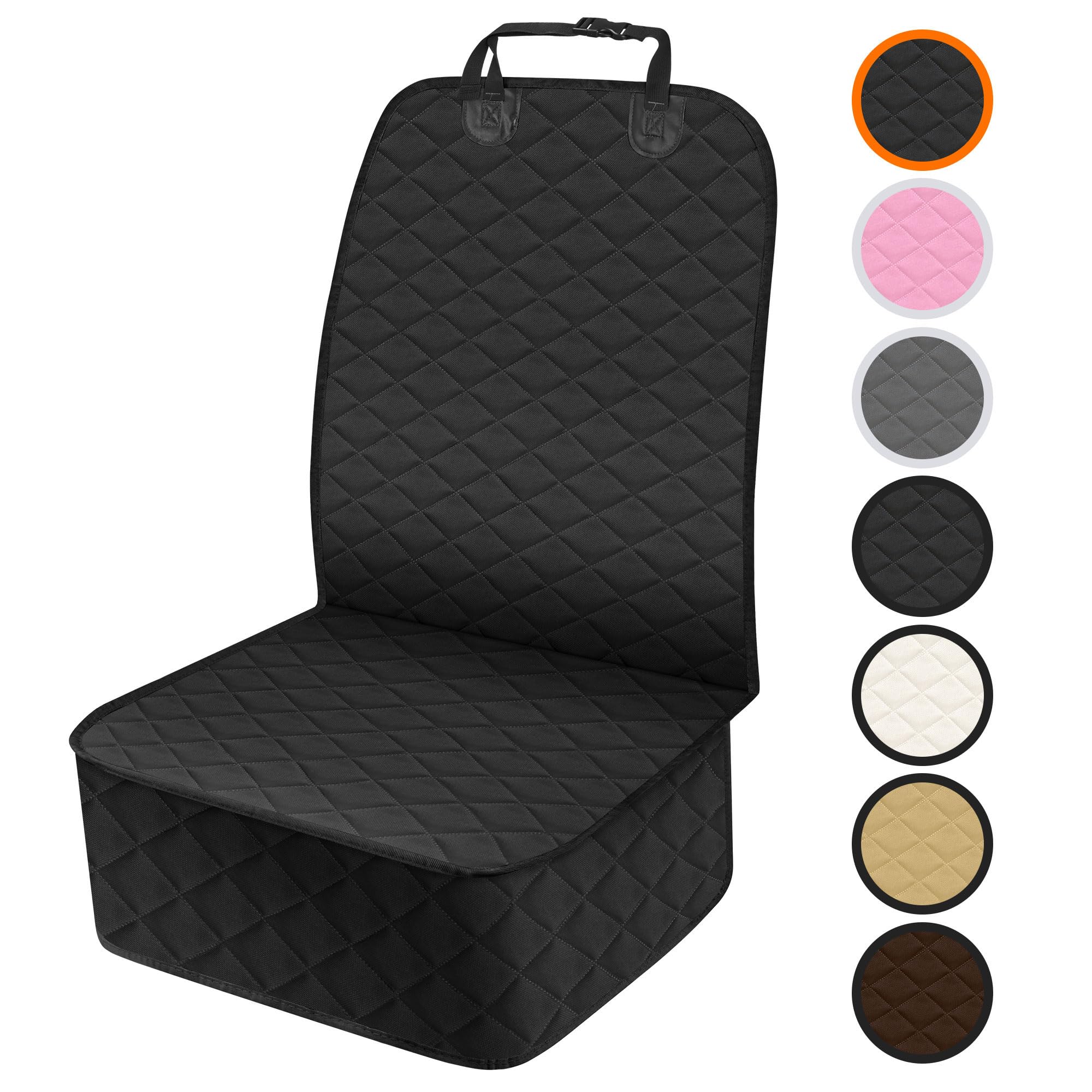Funda Delantera para Asiento de Auto con Mascotas NECKORY — Impermeable y Antideslizante