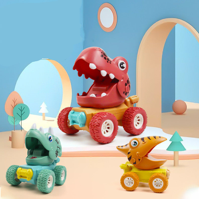 Auto Deslizante Dinosaurio — Juguete de Empuje para Bebés