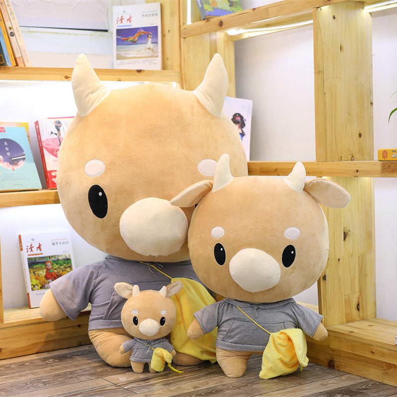 Peluche Vaca Jin Secretary — Muñeco de Tela Coleccionable