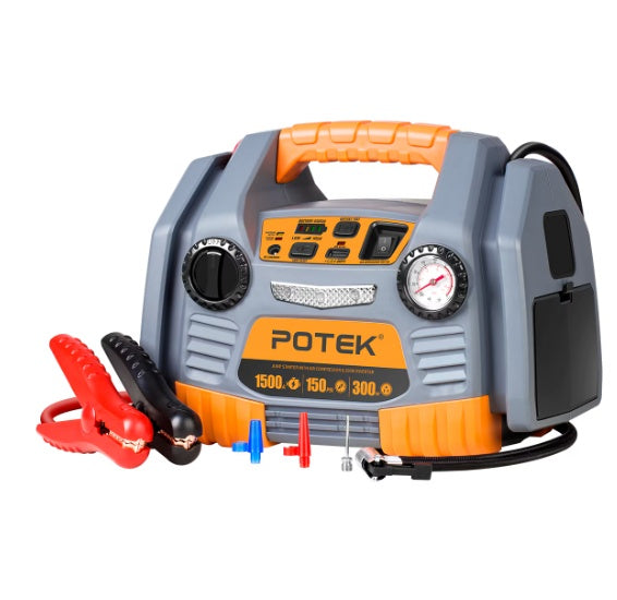 Fuente de Energía Portátil POTEK — Batería de Emergencia