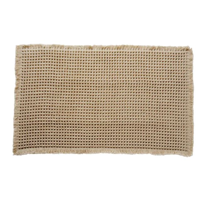 Alfombra de Baño Absorbente Waffle — Antideslizante para Puerta