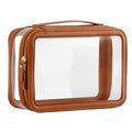 Neceser Transparente Extra Grande Vorey — Organizador Impermeable de Viaje