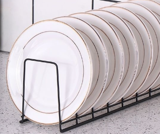 Escurreplatos de Acero Inoxidable — Organizador de Cocina Moderno