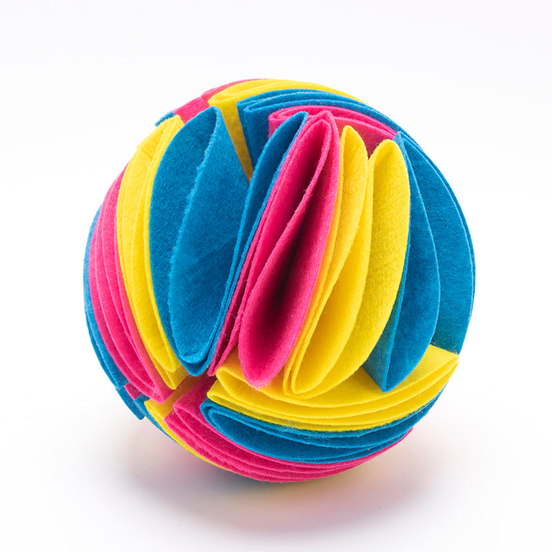 Pelota Snuffle Plegable para Perros — Juego de Estimulación Mental