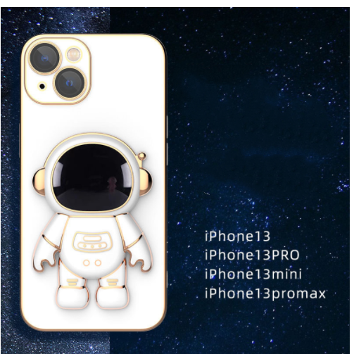 Funda Astronauta 3D para Teléfono — Diseño Espacial Universal
